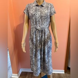 Women’s Shirt Dress, Grey, Size M (8-10)